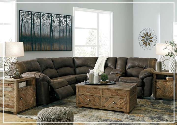 Gio Italia Tumbo 2- Piece Leather Reclining Sectional-Jennihome