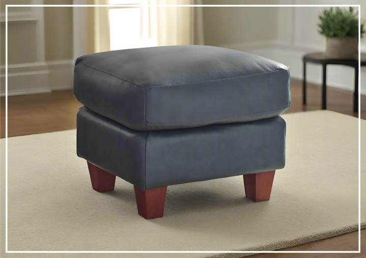 Gio Italia Tirano Leather Ottoman
