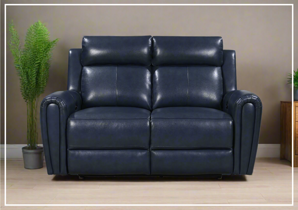 Gio Italia Jaspero Power Reclining Leather 2-Seater Sofa  in three colors