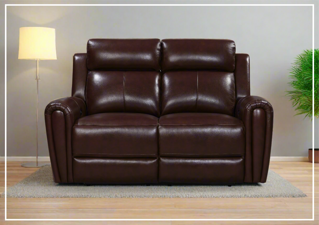 Gio Italia Jaspero Power Reclining Leather 2-Seater Sofa  in three colors