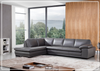 Gio Italia Vierra 4-Seater Premium Leather  L-shaped Sectional Sofa