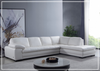 Gio Italia Vierra 4-Seater Premium Leather  L-shaped Sectional Sofa