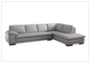 Gio Italia Vierra 4-Seater Premium Leather  L-shaped Sectional Sofa