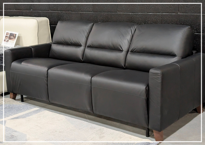 Granton Queen Leather Sleeper Sofa | Memory Foam Mattress | Gio Italia-Jennihome