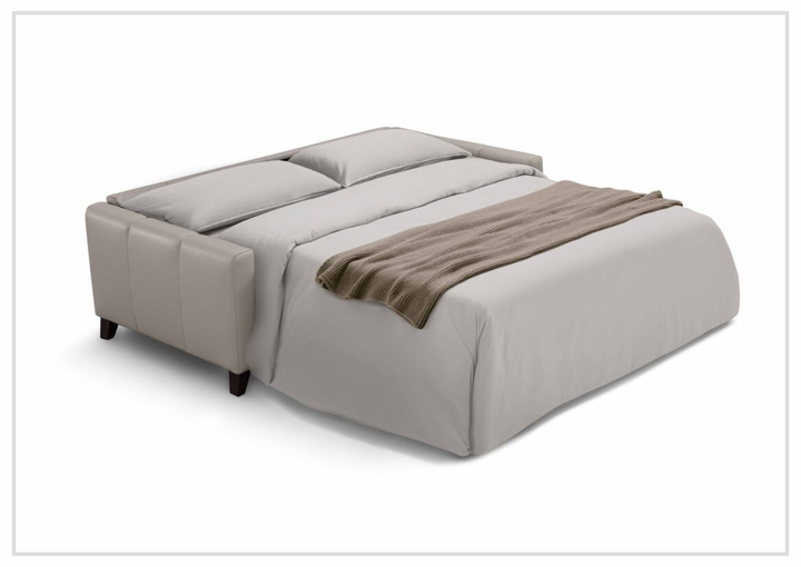 Granton Queen Leather Sleeper Sofa | Memory Foam Mattress | Gio Italia-Jennihome