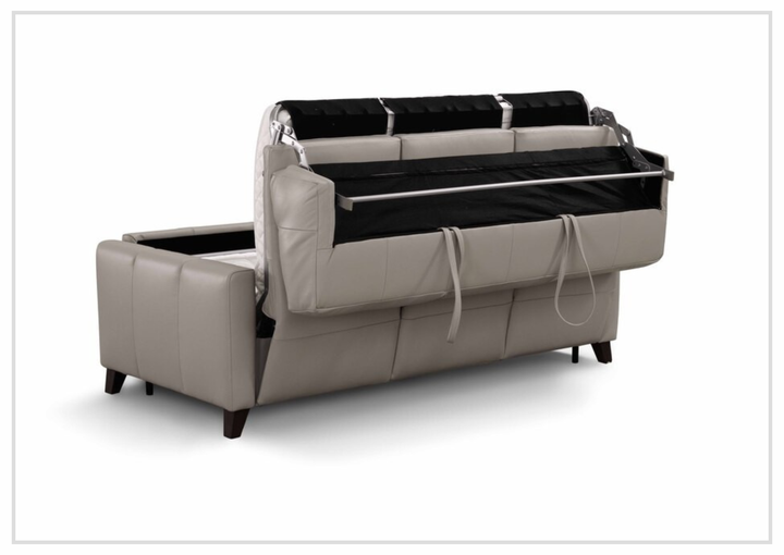 Granton Queen Leather Sleeper Sofa | Memory Foam Mattress | Gio Italia-Jennihome