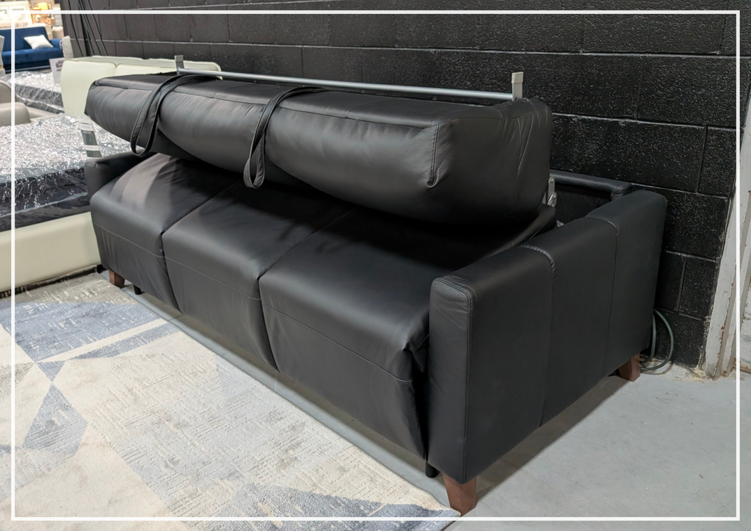 Granton Queen Leather Sleeper Sofa | Memory Foam Mattress | Gio Italia-Jennihome