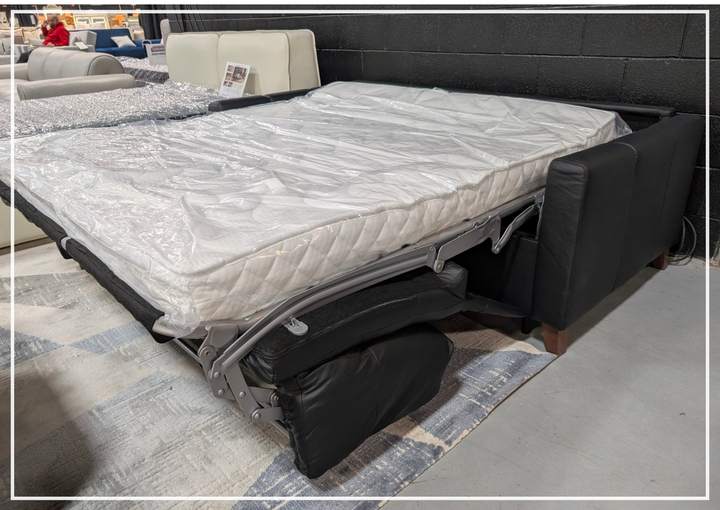 Granton Queen Leather Sleeper Sofa | Memory Foam Mattress | Gio Italia-Jennihome