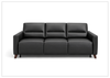 Granton Queen Leather Sleeper Sofa | Memory Foam Mattress | Gio Italia-Jennihome