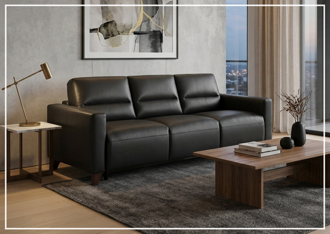 Granton Queen Leather Sleeper Sofa | Memory Foam Mattress | Gio Italia-Jennihome