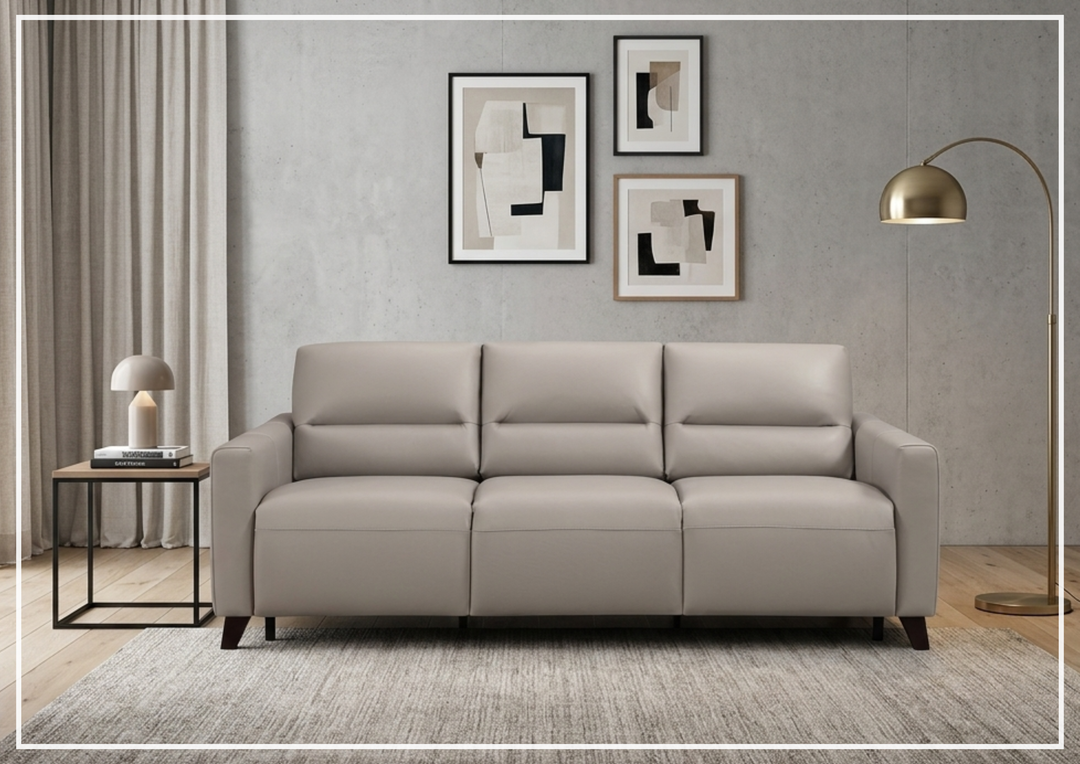 Granton Queen Leather Sleeper Sofa | Memory Foam Mattress | Gio Italia-Jennihome