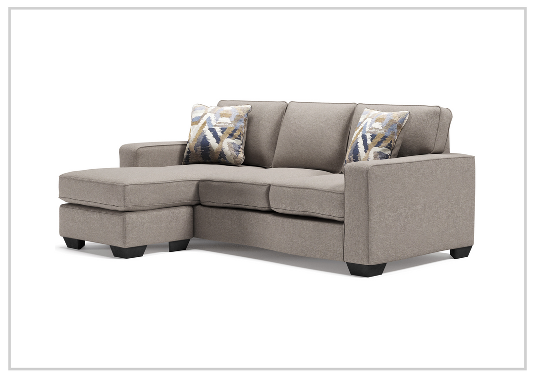 Gio Italia Gresha Fabric Stationary Sectional Sofa With Chaise
-Jennihome