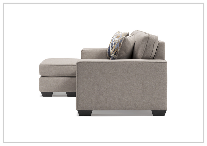 Gio Italia Gresha Fabric Stationary Sectional Sofa With Chaise
-Jennihome