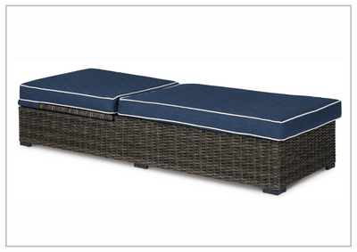 Gwyneira Outdoor Chaise Lounge with Nuvella® Cushion