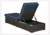 Gwyneira Outdoor Chaise Lounge with Nuvella® Cushion