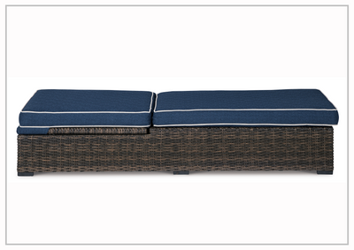 Gwyneira Outdoor Chaise Lounge with Nuvella® Cushion