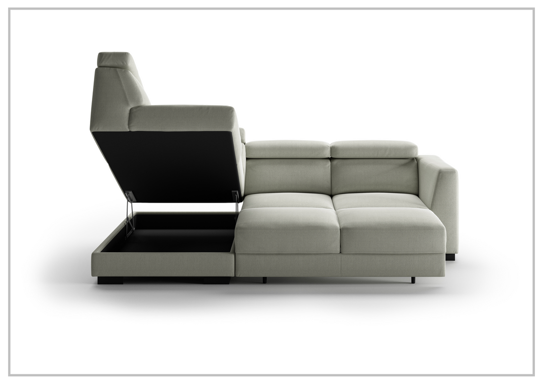 Luonto Halti Full-XL L-shaped Sectional Sleeper Sofa with Storage