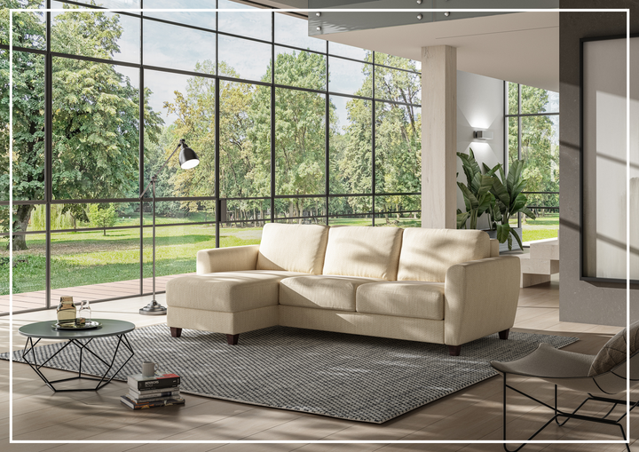 Luonto Flex Sectional Sofa Sleeper With Openable Chaise & Storage