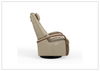 Helsinki Leather Swing Relaxer Recliner Chair | Swivel Glider & Rocker | Fjords - Jennihome
