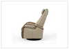 Helsinki Leather Swing Relaxer Recliner Chair | Swivel Glider & Rocker | Fjords - Jennihome