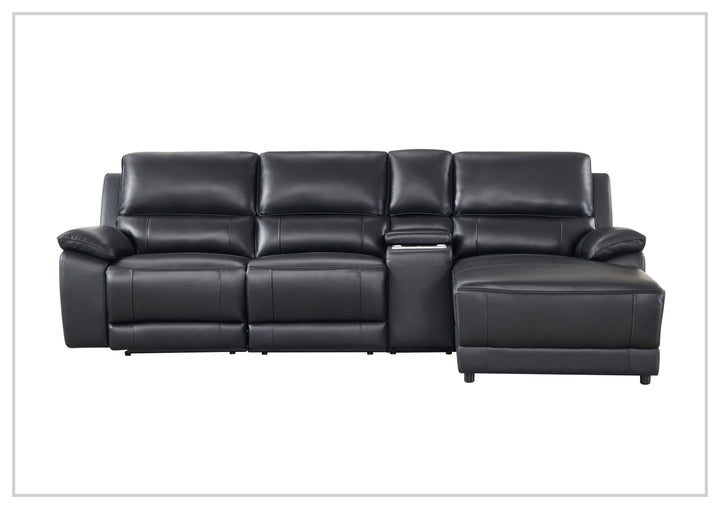 Heston Power Reclining Sectional Sofa | With Chaise | Gio Italia-Jenni Home