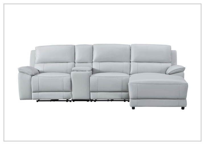 Heston Power Reclining Sectional Sofa | With Chaise | Gio Italia-Jenni Home