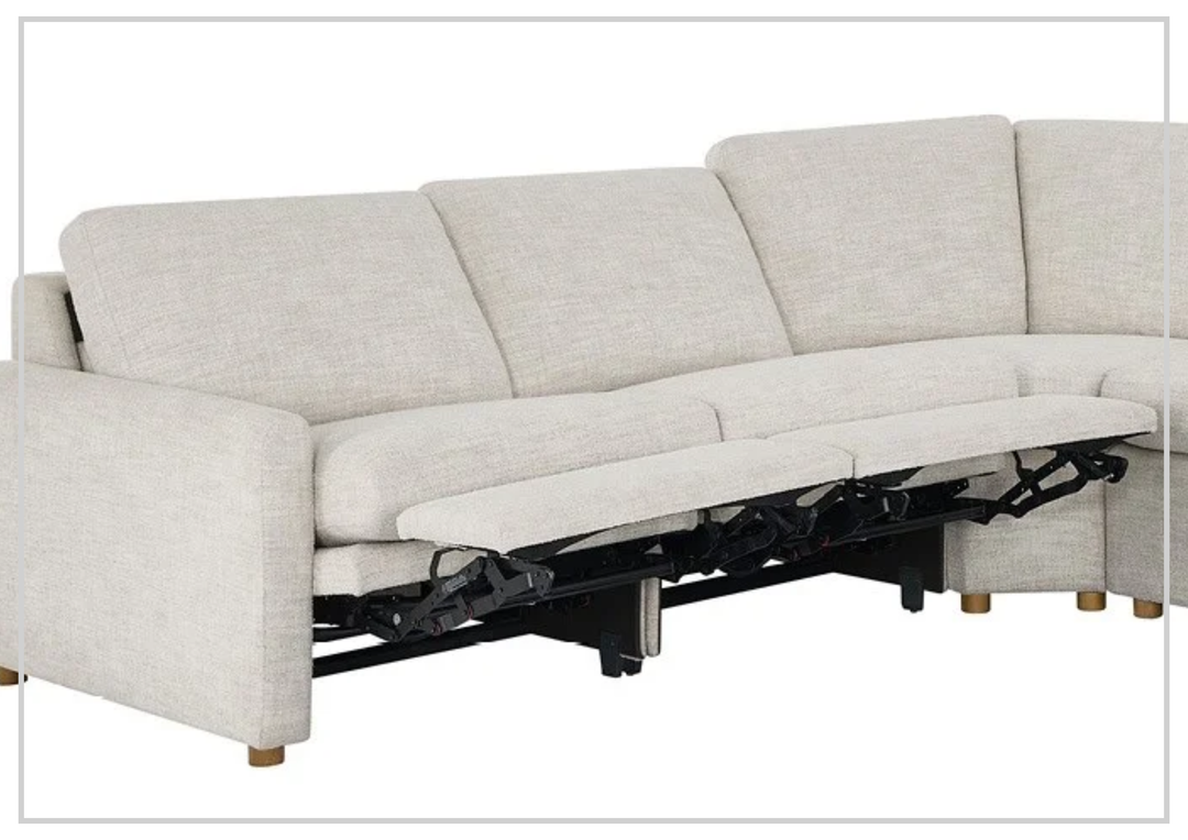 Hyde 5-Piece Fabric Power Reclining Sectional | Dual Motion | Universal Furniture - Jennihome