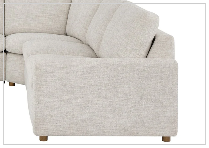 Hyde 5-Piece Fabric Power Reclining Sectional | Dual Motion | Universal Furniture - Jennihome
