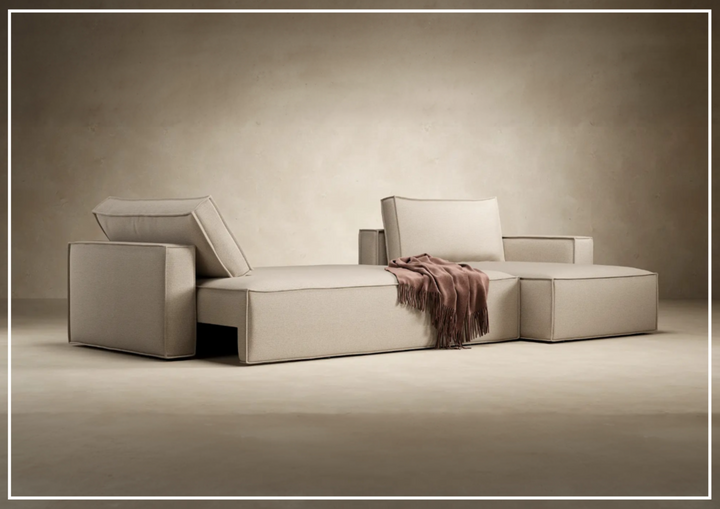 Innovation Living Newilla Fabric 3-Seater L-Shape Sectional Sleeper Sofa-Jennihome