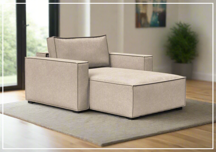 Innovation Living Newilla Lounger Fabric Chair With Three Color Options-Jennihome