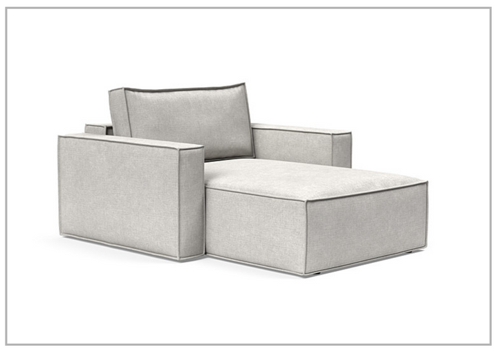 Innovation Living Newilla Lounger Fabric Chair With Three Color Options-Jennihome