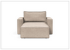 Innovation Living Newilla Lounger Fabric Chair With Three Color Options-Jennihome