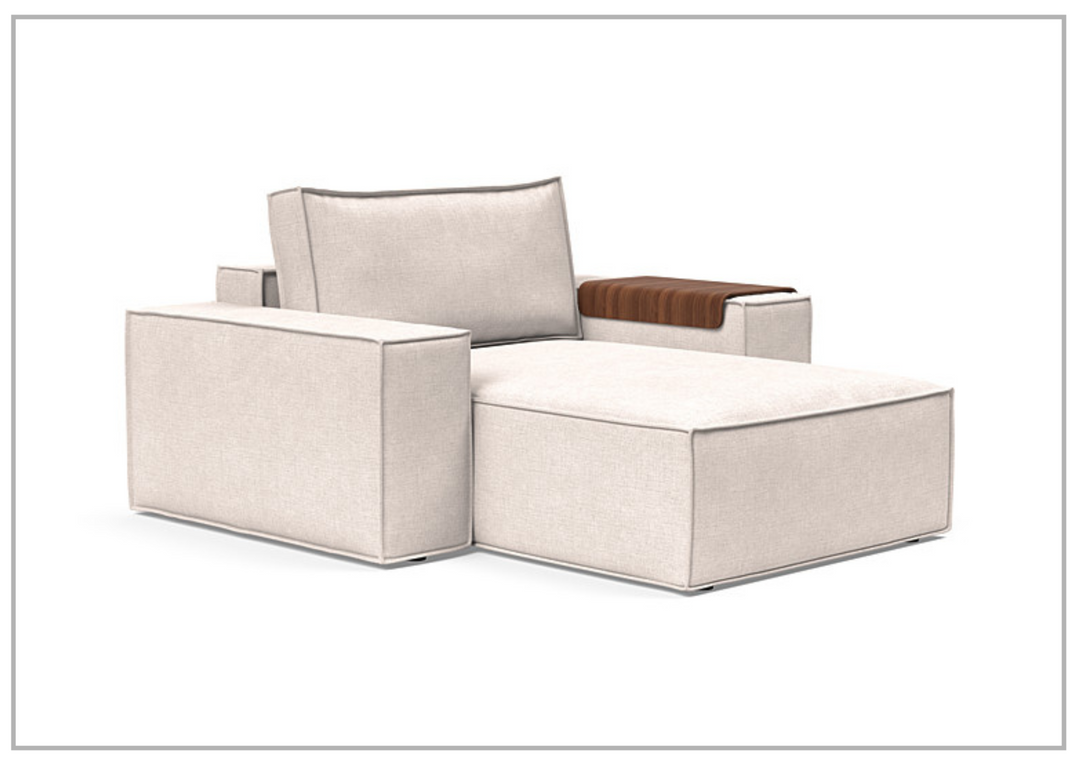 Innovation Living Newilla Lounger Fabric Chair With Three Color Options-Jennihome