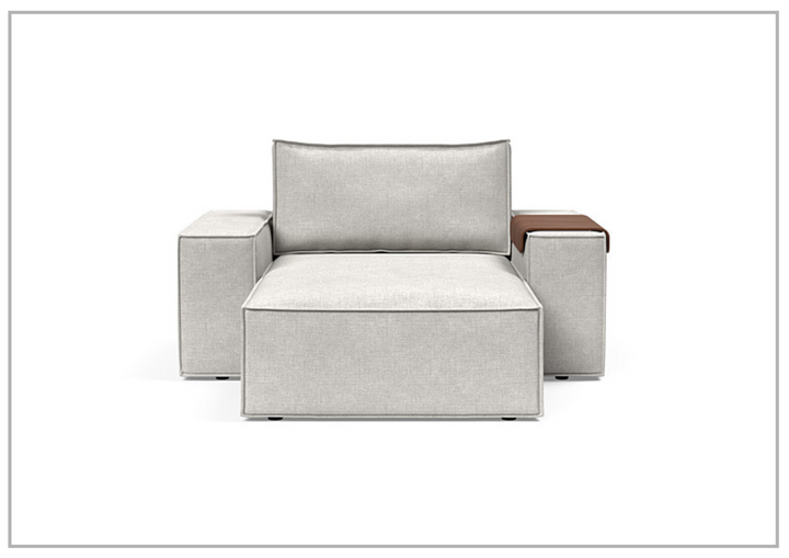 Innovation Living Newilla Lounger Fabric Chair With Three Color Options-Jennihome