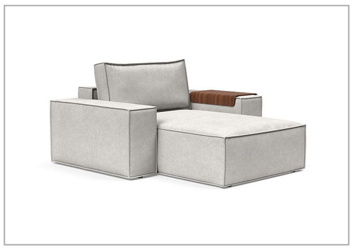 Innovation Living Newilla Lounger Fabric Chair With Three Color Options-Jennihome