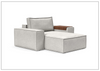 Innovation Living Newilla Lounger Fabric Chair With Three Color Options-Jennihome