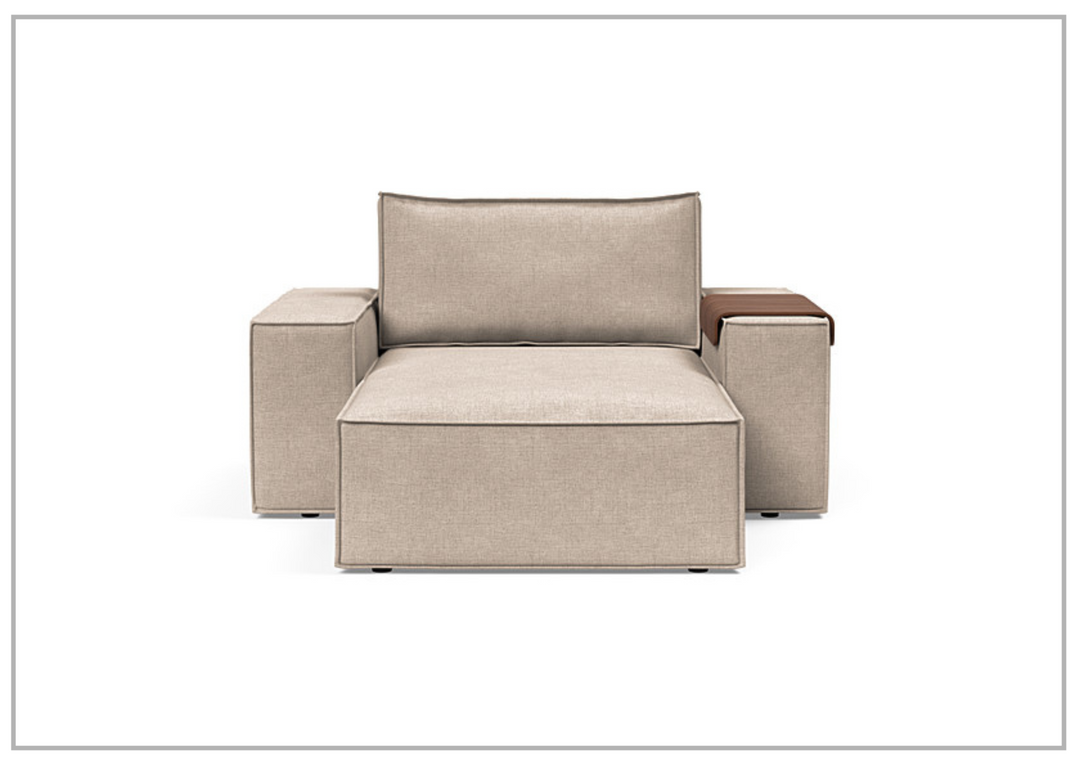 Innovation Living Newilla Lounger Fabric Chair With Three Color Options-Jennihome