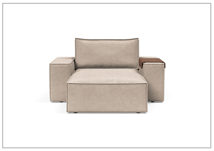 Innovation Living Newilla Lounger Fabric Chair With Three Color Options-Jennihome
