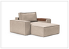 Innovation Living Newilla Lounger Fabric Chair With Three Color Options-Jennihome