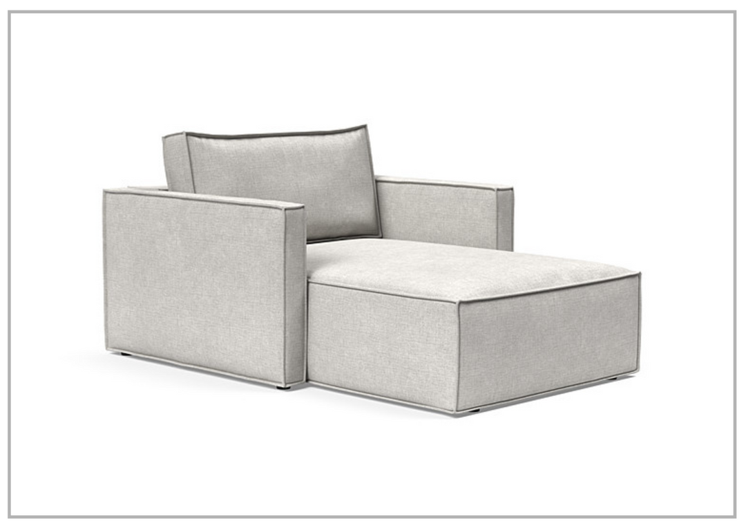 Innovation Living Newilla Lounger Fabric Chair With Three Color Options-Jennihome