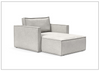 Innovation Living Newilla Lounger Fabric Chair With Three Color Options-Jennihome