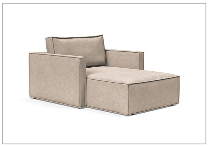 Innovation Living Newilla Lounger Fabric Chair With Three Color Options-Jennihome