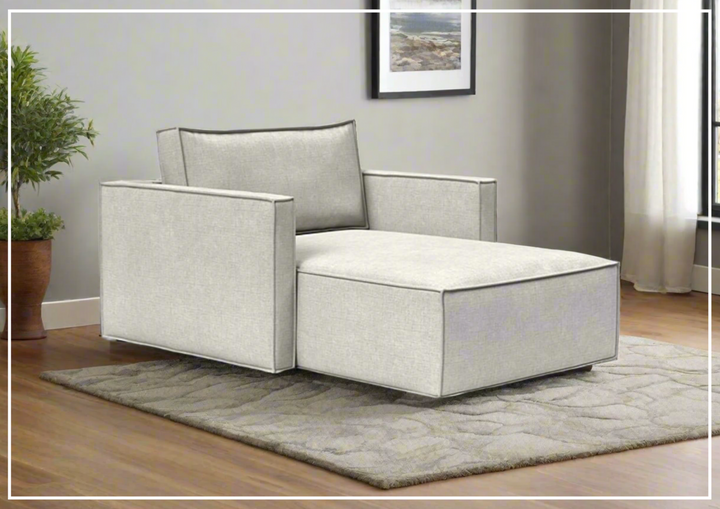 Innovation Living Newilla Lounger Fabric Chair With Three Color Options-Jennihome