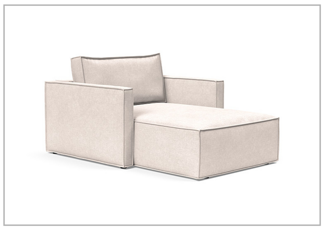 Innovation Living Newilla Lounger Fabric Chair With Three Color Options-Jennihome