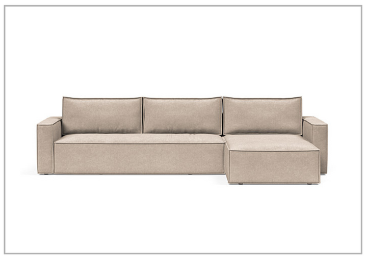 Innovation Living Newilla Fabric 3-Seater L-Shape Sectional Sleeper Sofa-Jennihome