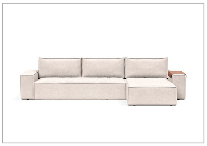 Innovation Living Newilla Fabric 3-Seater L-Shape Sectional Sleeper Sofa-Jennihome