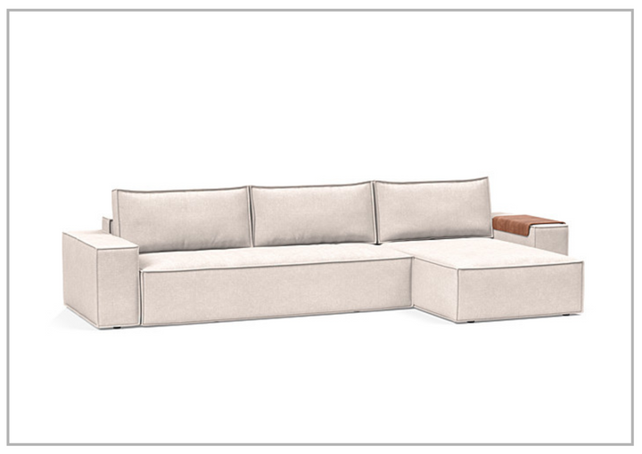 Innovation Living Newilla Fabric 3-Seater L-Shape Sectional Sleeper Sofa-Jennihome