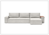 Innovation Living Newilla Fabric 3-Seater L-Shape Sectional Sleeper Sofa-Jennihome