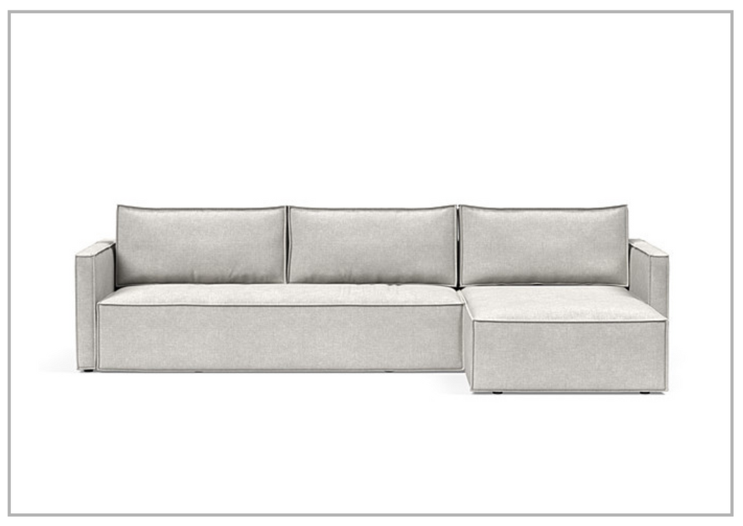 Innovation Living Newilla Fabric 3-Seater L-Shape Sectional Sleeper Sofa-Jennihome