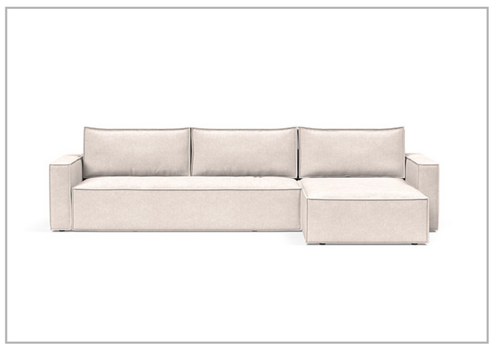 Innovation Living Newilla Fabric 3-Seater L-Shape Sectional Sleeper Sofa-Jennihome